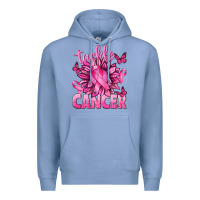 Colony Blue Tackle Cancer with Sunflower Premium Hoodie - texasbilliewilder