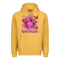 Mustard Tackle Cancer with Sunflower Premium Hoodie - texasbilliewilder