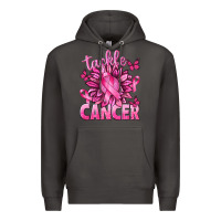 Smoke Tackle Cancer with Sunflower Premium Hoodie - texasbilliewilder