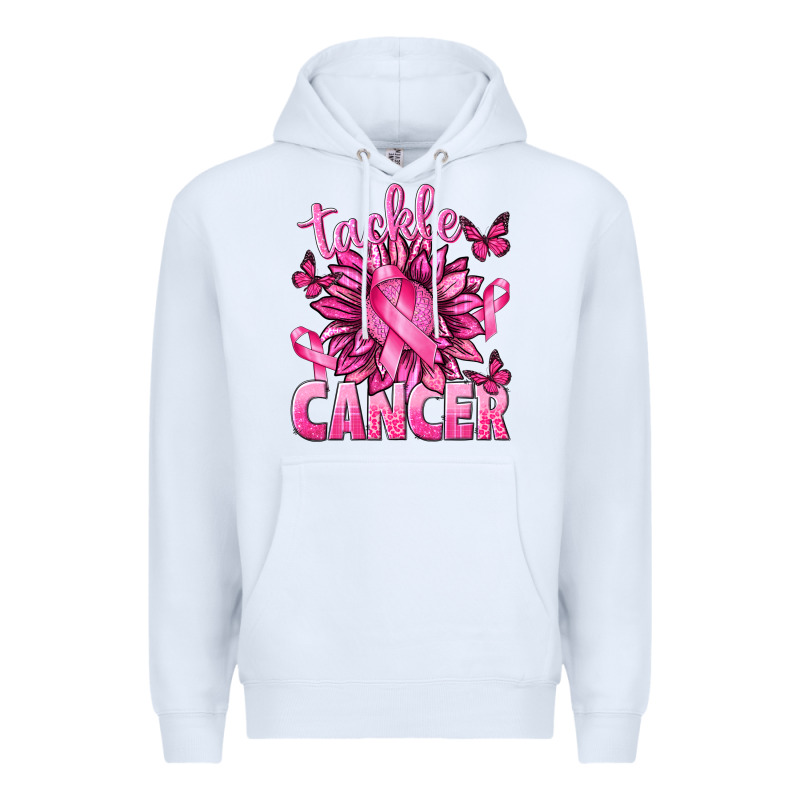 Tackle Cancer With Sunflower Premium Hoodie by texasbilliewilder | Teevron