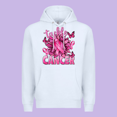 Tackle Cancer With Sunflower Premium Hoodie Designed By Texasbilliewilder