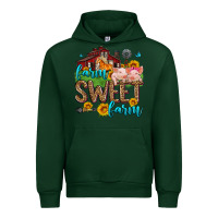 Forest Green farm sweet farm Urban Hoodie - Zillion Design Studio