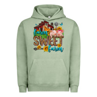 Pigment Oil Green farm sweet farm Urban Hoodie - Zillion Design Studio