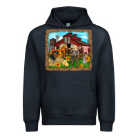 Navy farm life Urban Hoodie - Zillion Design Studio