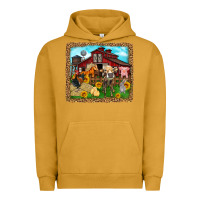 Pigment Peanut Butter farm life Urban Hoodie - Zillion Design Studio
