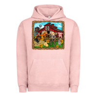 Pigment Salmon farm life Urban Hoodie - Zillion Design Studio