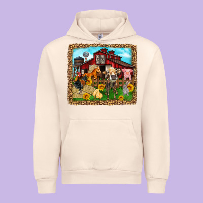 Farm Life Urban Hoodie Designed By Zillion Design Studio