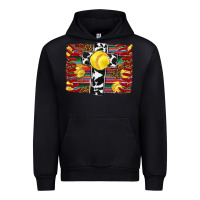 Black softball cross serape leopard background Urban Hoodie - RanaPortraitStore