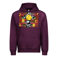 Mauve Wine softball cross serape leopard background Urban Hoodie - RanaPortraitStore