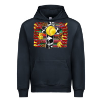 Navy softball cross serape leopard background Urban Hoodie - RanaPortraitStore