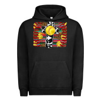 Pigment Black softball cross serape leopard background Urban Hoodie - RanaPortraitStore