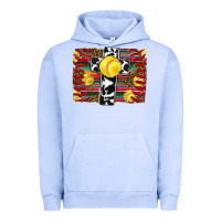 Pigment Grape Ice softball cross serape leopard background Urban Hoodie - RanaPortraitStore