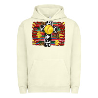 Pigment Pistachio softball cross serape leopard background Urban Hoodie - RanaPortraitStore