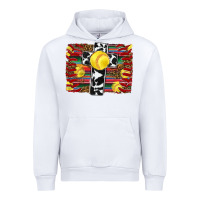 White softball cross serape leopard background Urban Hoodie - RanaPortraitStore
