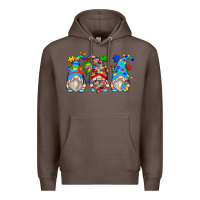 Coffee autism gnomes Premium Hoodie - Zillion Design Studio