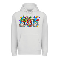 Dove Grey autism gnomes Premium Hoodie - Zillion Design Studio