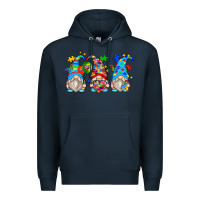 Navy autism gnomes Premium Hoodie - Zillion Design Studio