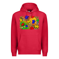 Cardinal autism background Premium Hoodie - Zillion Design Studio