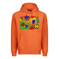 Carrot autism background Premium Hoodie - Zillion Design Studio