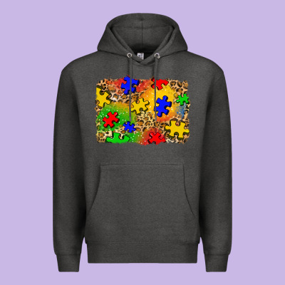 Autism Background Premium Hoodie Designed By Zillion Design Studio