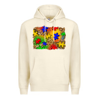 Sandshell autism background Premium Hoodie - Zillion Design Studio