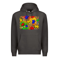 Smoke autism background Premium Hoodie - Zillion Design Studio