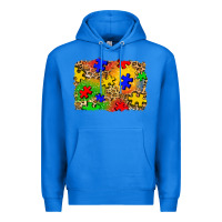 True Royal autism background Premium Hoodie - Zillion Design Studio