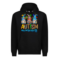 Black autism awareness gnomes Premium Hoodie - Zillion Design Studio