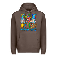 Coffee autism awareness gnomes Premium Hoodie - Zillion Design Studio