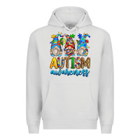 Dove Grey autism awareness gnomes Premium Hoodie - Zillion Design Studio