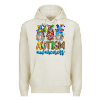 Oatmeal Heather autism awareness gnomes Premium Hoodie - Zillion Design Studio