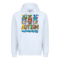 White autism awareness gnomes Premium Hoodie - Zillion Design Studio