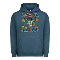 Pigment Midnight Navy back on my bullshit Urban Hoodie - Zillion Design Studio