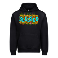 Black western blessed Urban Hoodie - Zillion Design Studio