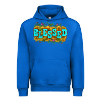 Cobalt western blessed Urban Hoodie - Zillion Design Studio