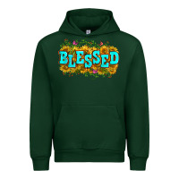 Forest Green western blessed Urban Hoodie - Zillion Design Studio