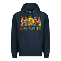 Navy mom #autism life Premium Hoodie - Zillion Design Studio
