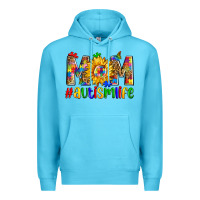 Ocean Blue mom #autism life Premium Hoodie - Zillion Design Studio