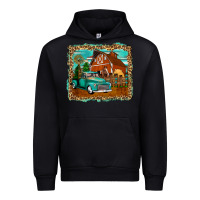 Rustic Country Barn Urban Hoodie | Teevron