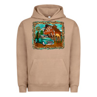 Pigment Burro rustic country barn Urban Hoodie - Zillion Design Studio