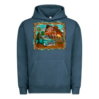 Pigment Midnight Navy rustic country barn Urban Hoodie - Zillion Design Studio