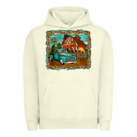 Pigment Pistachio rustic country barn Urban Hoodie - Zillion Design Studio