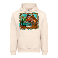 Sandshell rustic country barn Urban Hoodie - Zillion Design Studio
