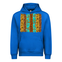 Cobalt Western Brushstrokes Urban Hoodie - texasbilliewilder