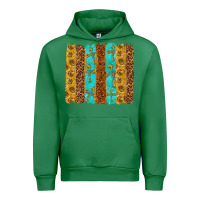 Emerald Western Brushstrokes Urban Hoodie - texasbilliewilder