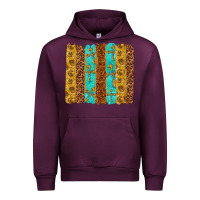 Mauve Wine Western Brushstrokes Urban Hoodie - texasbilliewilder