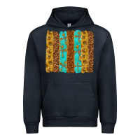 Navy Western Brushstrokes Urban Hoodie - texasbilliewilder
