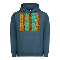 Pigment Midnight Navy Western Brushstrokes Urban Hoodie - texasbilliewilder