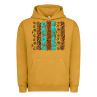 Pigment Peanut Butter Western Brushstrokes Urban Hoodie - texasbilliewilder