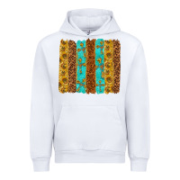 White Western Brushstrokes Urban Hoodie - texasbilliewilder